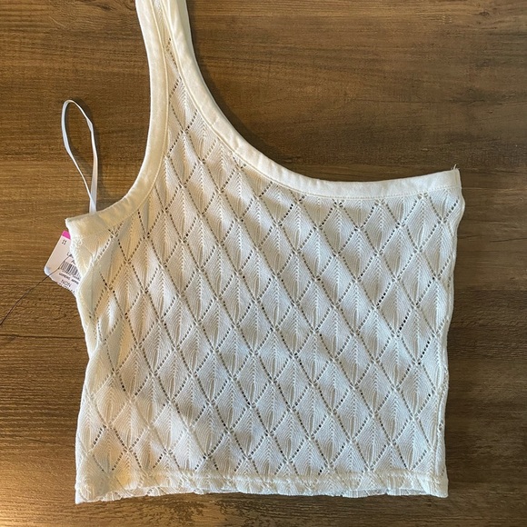 Billabong - Cream Knit Off Shoulder Junior Top - Picture 2 of 4
